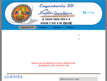 Tablet Screenshot of engenharia3d.com